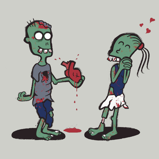 zombie love drawing