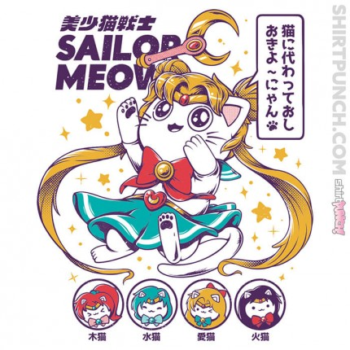 sailor meow shirt